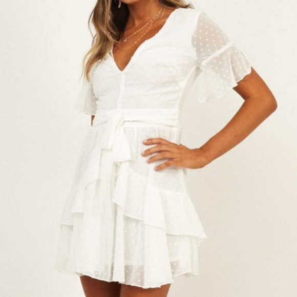 Showpo. Dresses & Skirts - Showpo. Know What You Want Dress in White!! (US 4)